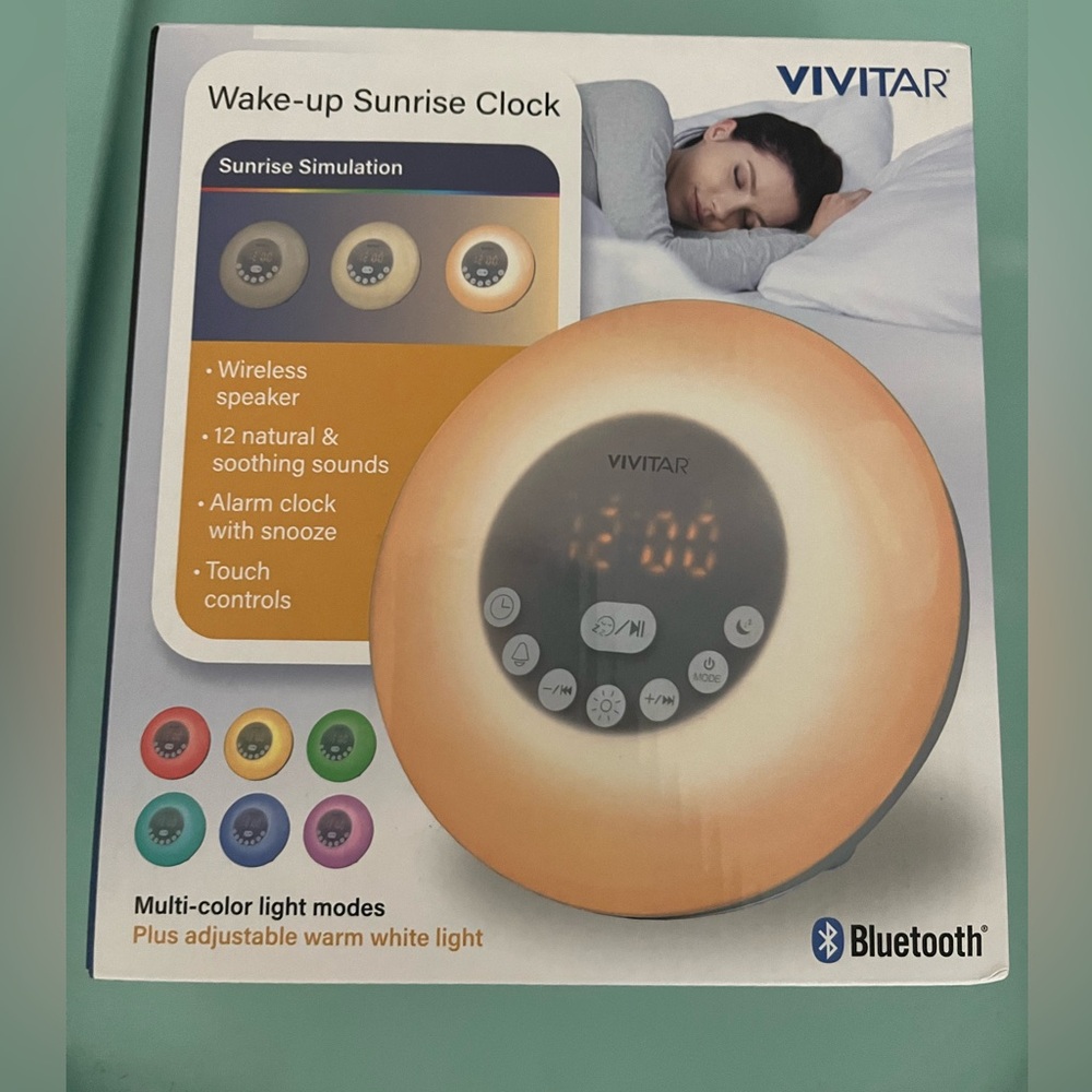 Vivitar sunrise alarm clock